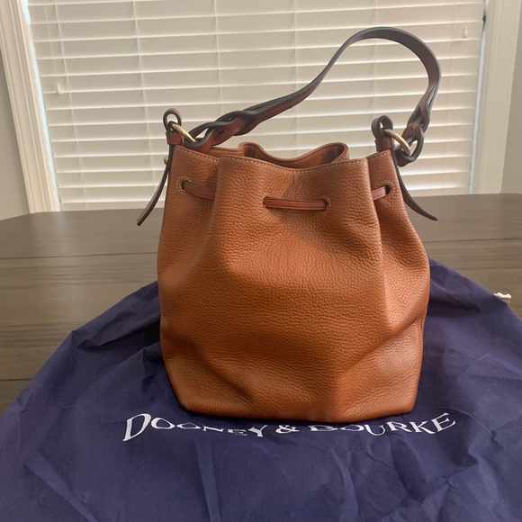 Dooney & Bourke Pebble Collection Drawstring Bucket Bag - Picture 2 of 3